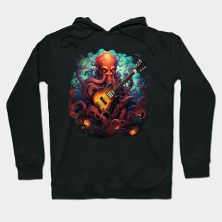 Octopus Playing Guitar Hoodie